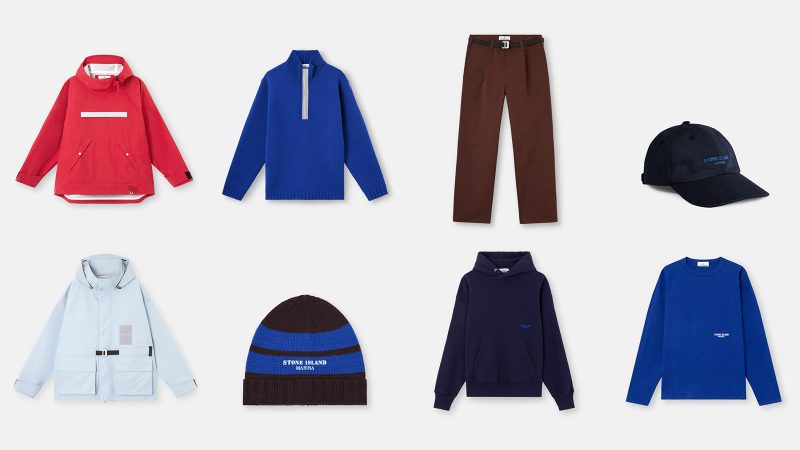 Stone Island Marina Fall-Winter ’25–’26 Collection outerwear showcasing technical jackets, maritime-inspired layers, and performance-driven menswear design.