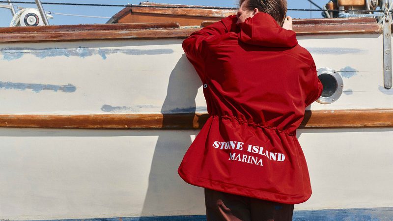Stone Island Marina Fall-Winter ’25–’26 Collection outerwear showcasing technical jackets, maritime-inspired layers, and performance-driven menswear design.