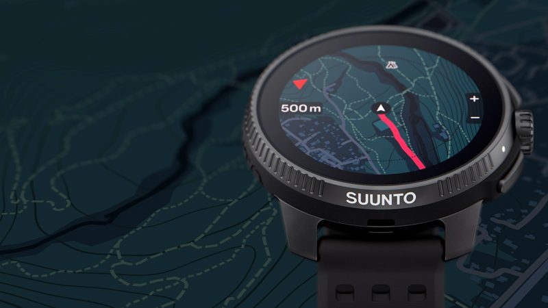 Suunto Race 2 performance smartwatch with AMOLED display, dual-band GPS, 55-hour battery life, and advanced training tools for athletes and explorers.