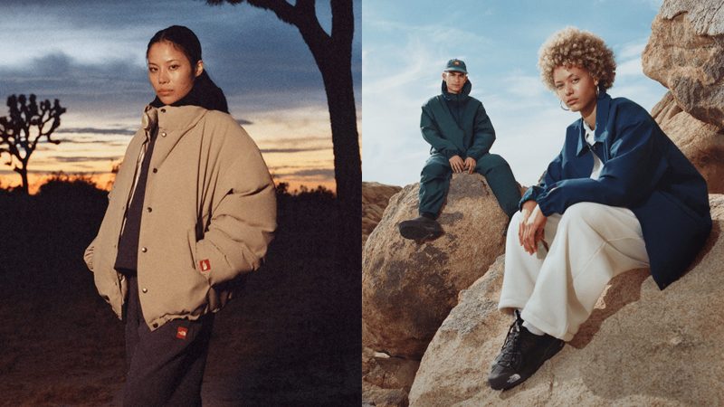 The North Face Red Box Collection showcases iconic outerwear reimagined for streetwear and performance, featuring bold branding and functional design.