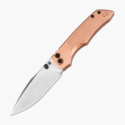 Copper And Steel Fuse Into A Folding Knife Masterpiece