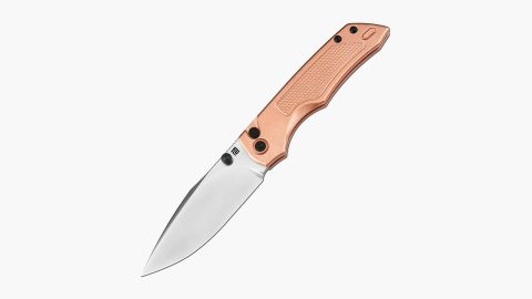 Copper And Steel Fuse Into A Folding Knife Masterpiece