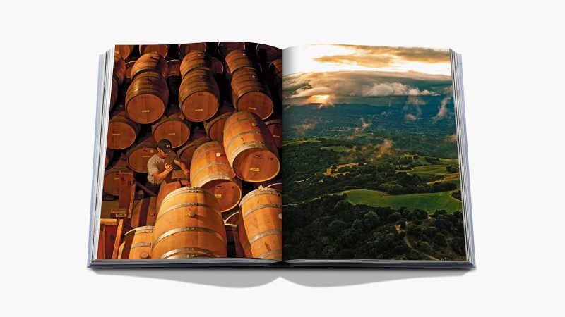 Assouline’s Wine & Travel: United States of America book features Enrico Bernardo’s journey through Napa, the Willamette Valley, Santa Barbara, and beyond, accompanied by over 400 illustrations.