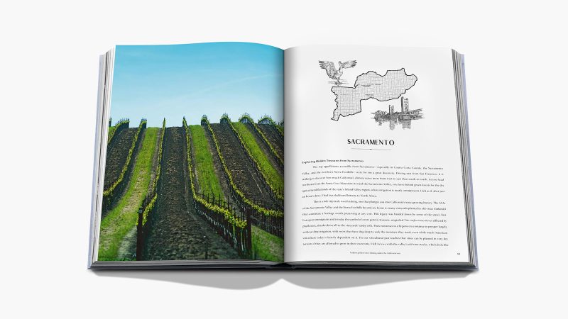 Assouline’s Wine & Travel: United States of America book features Enrico Bernardo’s journey through Napa, the Willamette Valley, Santa Barbara, and beyond, accompanied by over 400 illustrations.