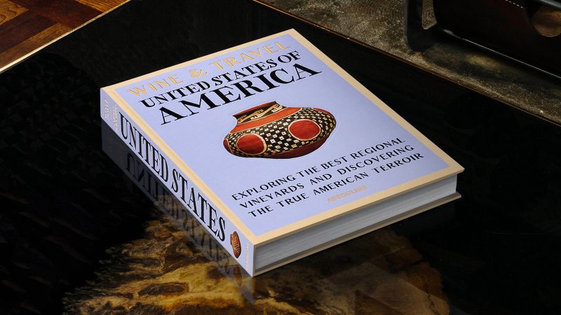 Assouline’s Wine & Travel: United States of America book features Enrico Bernardo’s journey through Napa, the Willamette Valley, Santa Barbara, and beyond, accompanied by over 400 illustrations.