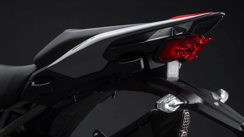 Ducati Multistrada V4 RS is a high-performance adventure motorcycle in striking Ducati Corse livery, featuring aerodynamic design, powerful V4 engine, and advanced touring technology.