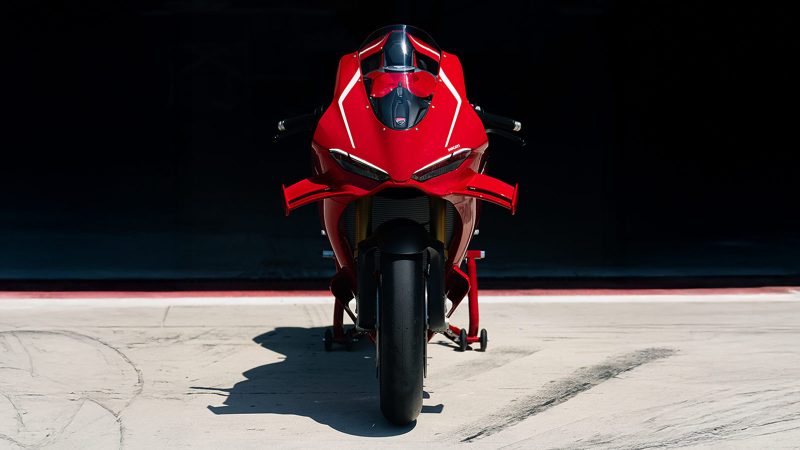 Ducati Panigale V4 R superbike with MotoGP-inspired design and race-bred performance.