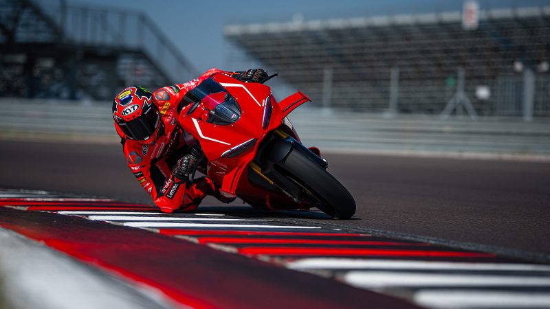 Ducati Panigale V4 R superbike with MotoGP-inspired design and race-bred performance.