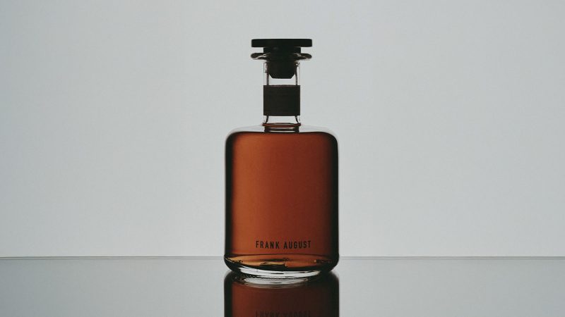 Frank August Small Batch Kentucky Straight Bourbon showcases refined design and Kentucky craftsmanship.
