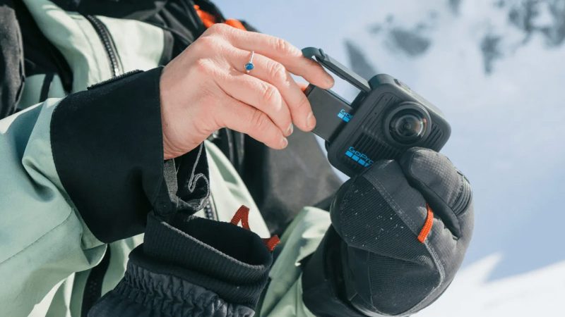 GoPro Max 2 360 camera with true 8K video, 10-bit color, twist-off replaceable lenses, and pro-grade stabilization for creators and vloggers.