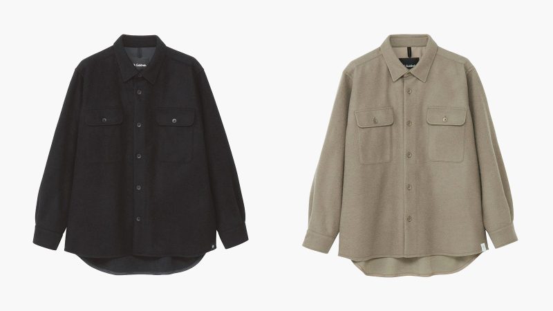 Goldwin’s Fall Winter 2025 Lifestyle Capsule features the Float Weave Rohdea Jacket, Hedera Pants, Polartec Fleece Cladonia Jacket, and Wool Jersey Coptis Shirt in refined minimalist Japanese design.