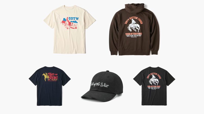 The Huckberry x Code of the West collaboration features rugged Western-inspired apparel and gear, blending timeless frontier style with modern functionality.