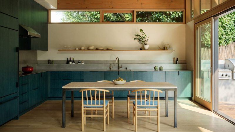 In-Kind House by GO'C — a modern Seattle remodel with white-oak interiors, clerestory windows, and seamless garden connection.