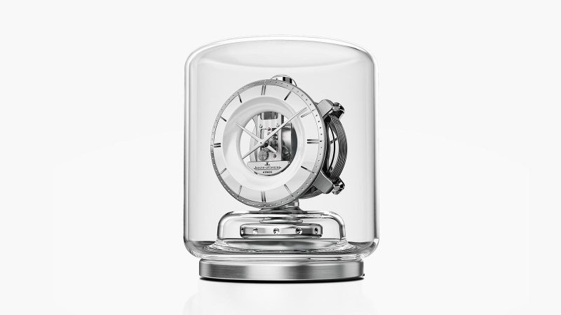 The Jaeger-LeCoultre Atmos Infinite Halo Clock is a $20,000 limited-edition perpetual timepiece featuring a transparent glass design and an air-powered Caliber 570 movement.
