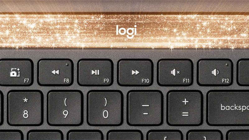 Logitech’s Signature Slim Solar+ K980 wireless solar-powered keyboard features a sleek, slim design and provides infinite charging from natural and indoor light.