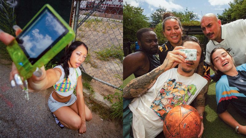 Manual HOLO transparent digital camera with Y2K-inspired design and 50MP lens.