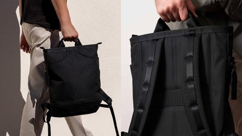 The Pioneer Ray Pack Limited Edition bag in MANDARIN 840™ ballistic nylon with 17-inch laptop sleeve, waterproof membrane, luggage strap, and padded back.