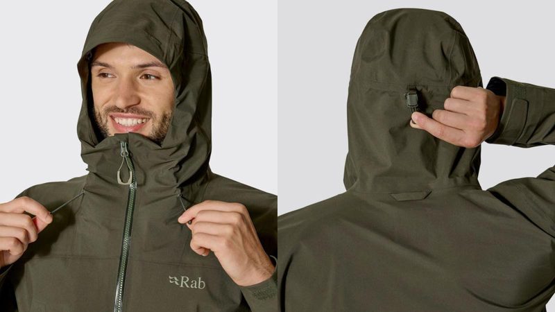 The Rab Kangri GORE-TEX Jacket, designed for alpine conditions, features a waterproof, windproof, and breathable mountain-ready shell for extreme weather protection.