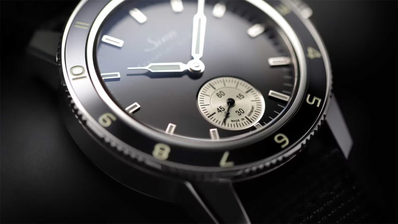 Sinn 104 Classic 12 pilot’s watch features small seconds and a ceramic bezel, combining timeless design with modern engineering.