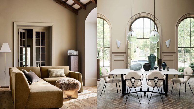 The Collected Home by Jeremiah Brent furniture and décor collection for Crate & Barrel featuring modern, minimal, and timeless home essentials.