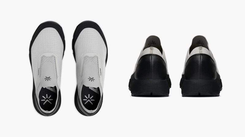 The Tropicfeel AT Roam all-terrain travel sneakers have a lightweight mesh, cushioned midsole, high-grip outsole, collapsible heel, and eco-friendly materials.