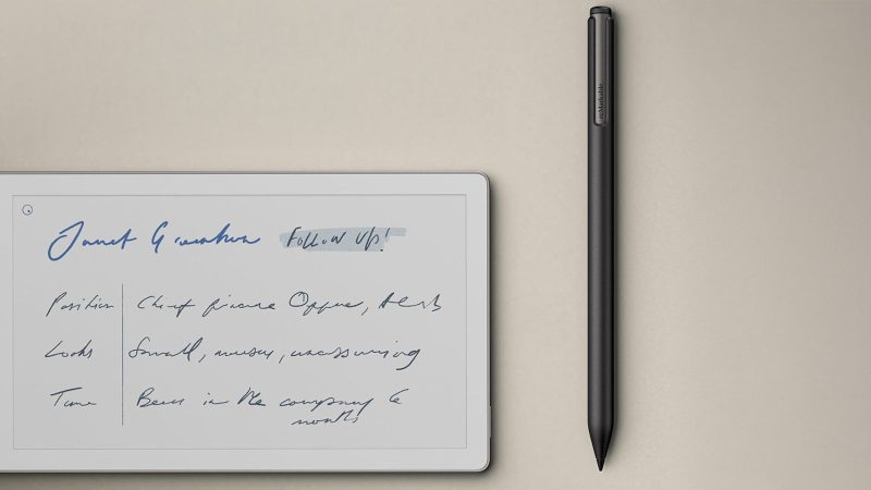 Pocket-sized reMarkable Paper Pro Move e-paper tablet with 7.3-inch display, designed for focused writing, reading, and annotation on the go.