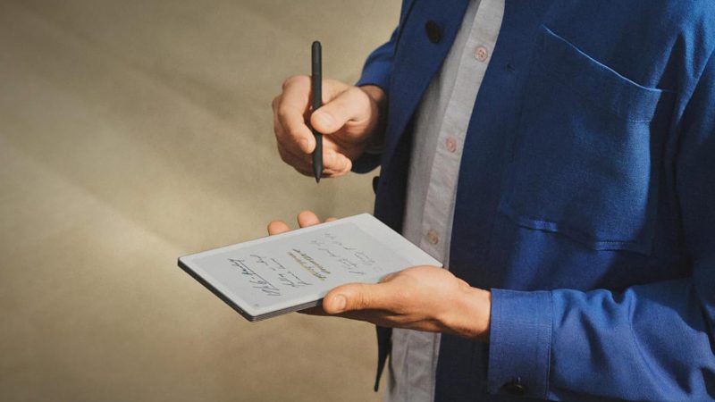 Pocket-sized reMarkable Paper Pro Move e-paper tablet with 7.3-inch display, designed for focused writing, reading, and annotation on the go.