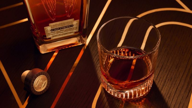 Angel’s Envy 10 Cask Strength bourbon is aged 10 years and bottled at 122.6 proof, with port-finished richness and barrel-aging complexity.