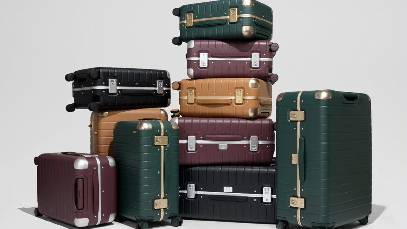 Away’s Autumn Edit Luggage in seasonal tones, sleek and durable design built for stylish fall travel.