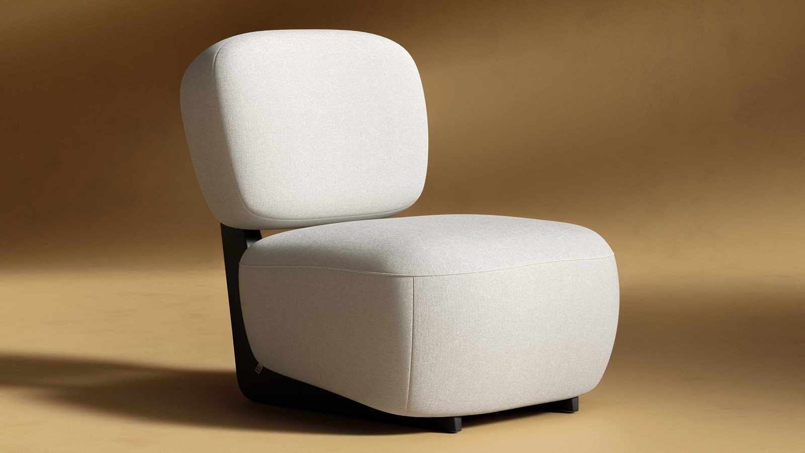 Rove Concepts Toro Lounge Chair with curved silhouette, a refined accent chair for modern men’s spaces.