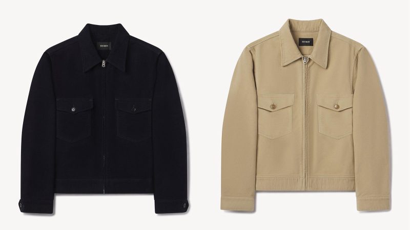 Buck Mason’s Italian Doeskin Station Jacket is in premium Italian wool with a tailored fit and utilitarian design.