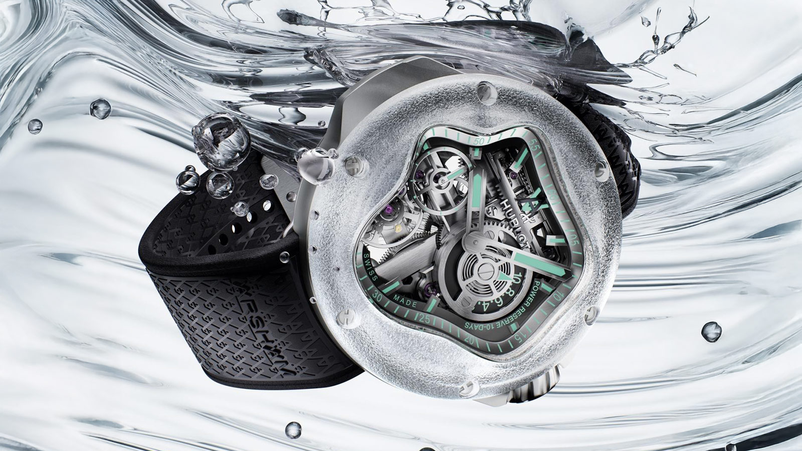 This $69K Hublot Watch Captures The Motion Of Water