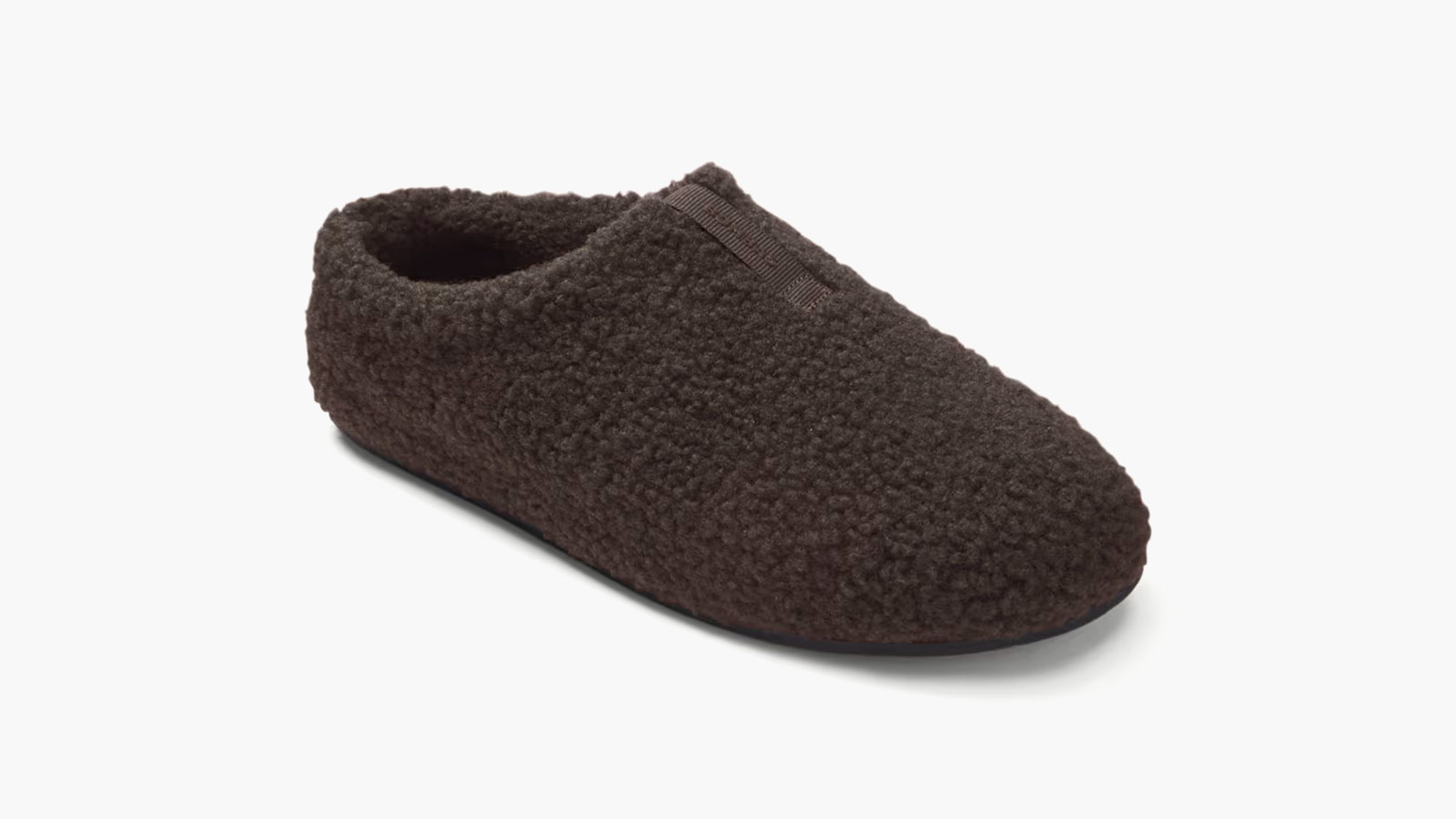 Bombas Sunday Slipper in sherpa with memory foam sole, an ultra-cozy indoor outdoor slipper for men.