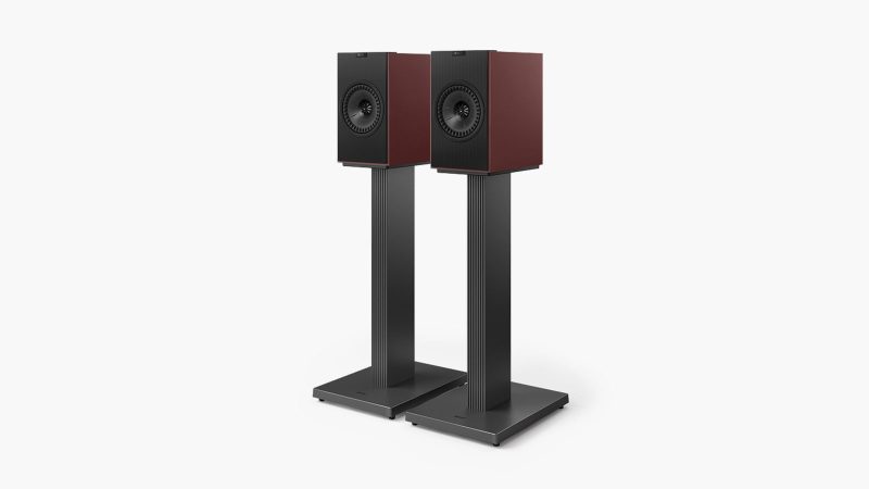 The KEF Coda W wireless bookshelf speakers feature Uni-Q drivers and minimalist design.