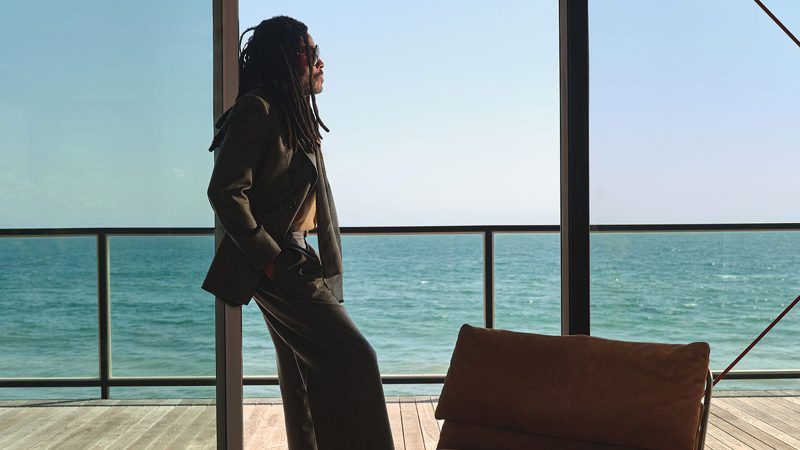 The CB2 x Lenny Kravitz Collection features bold modern furniture, soulful textures, and luxury-inspired home decor.