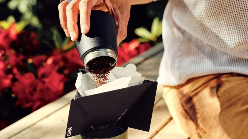 The Miir Coffee Hand Grinder is a compact, stainless-steel travel grinder with six grind settings and a durable design for perfect coffee anywhere.