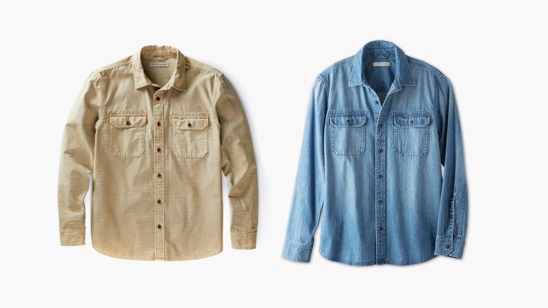 The Utilitarian Collection features durable, sustainable men’s shirts designed for work, travel, and everyday wear, with a modern functional aesthetic.