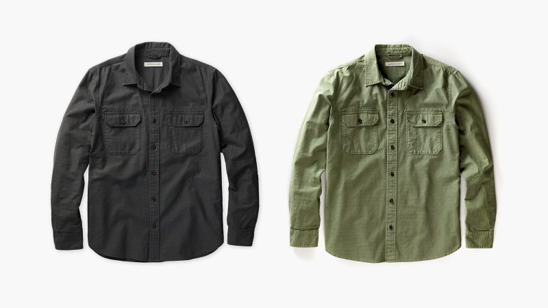The Utilitarian Collection features durable, sustainable men’s shirts designed for work, travel, and everyday wear, with a modern functional aesthetic.