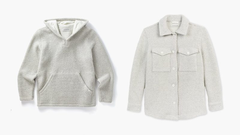 Outerknown “The Woolaroo” collection features men’s recycled wool fleece outerwear.