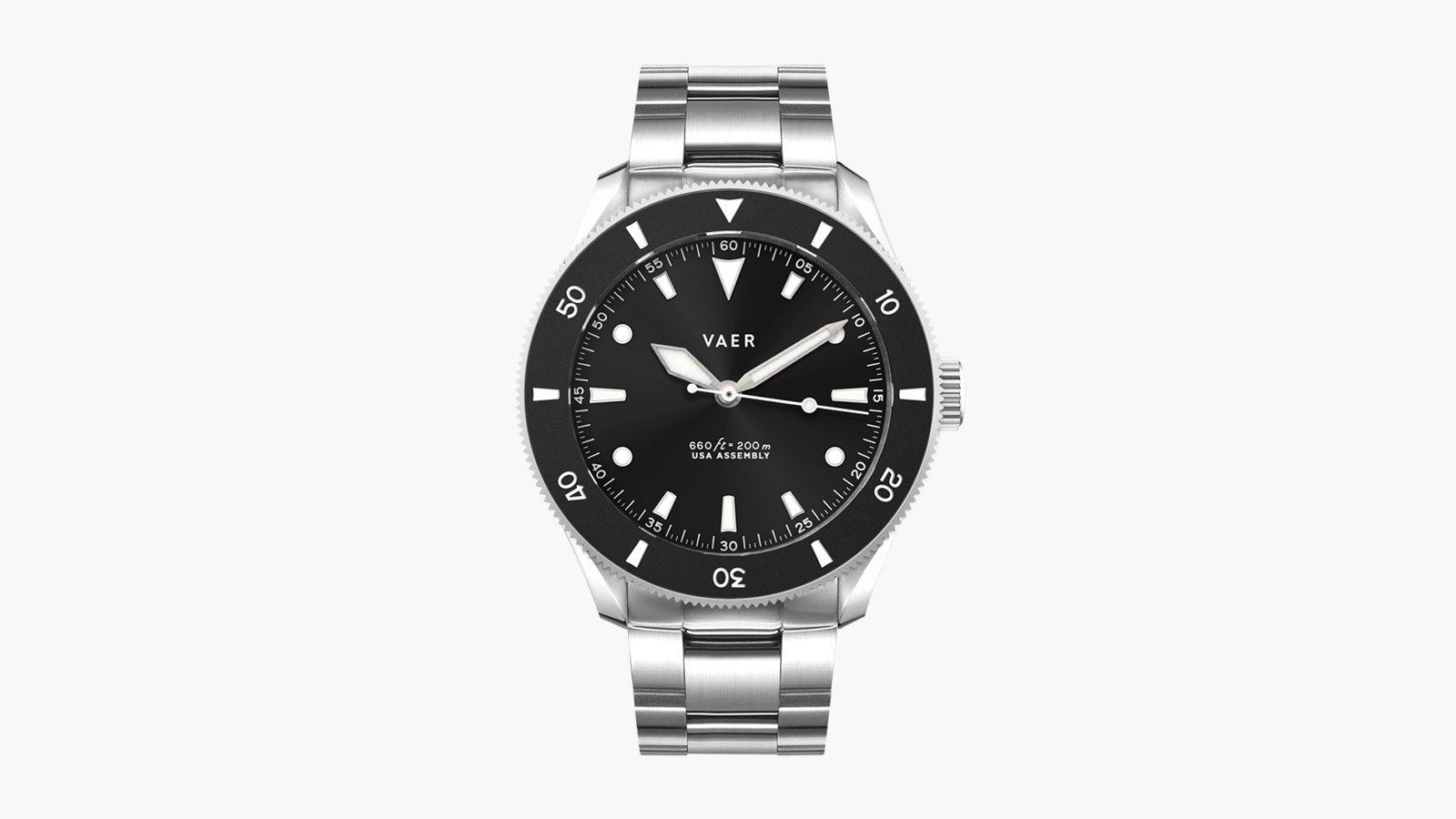 Vaer D4 Meridian - Black USA Solar 39mm
