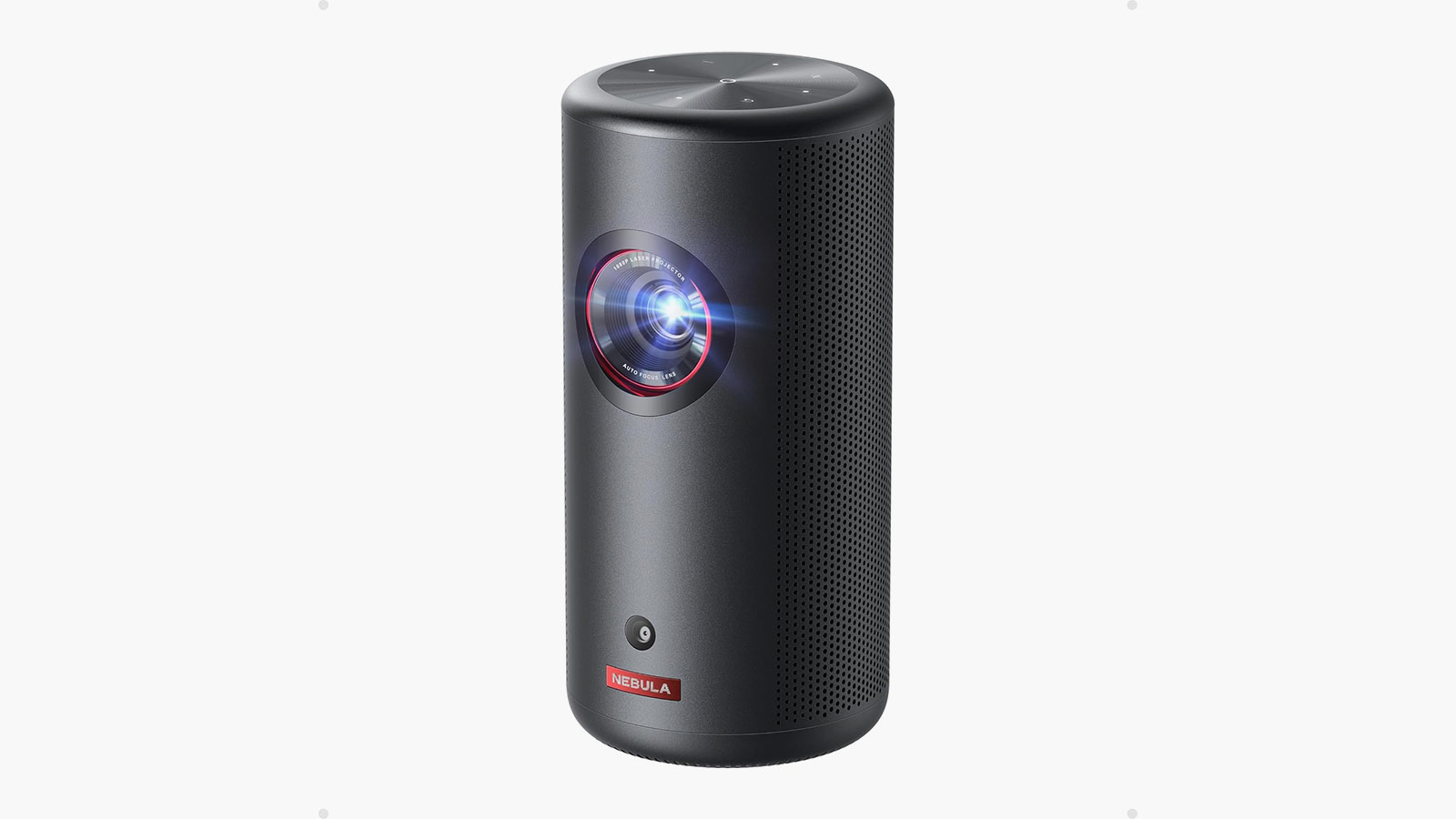 Nebula Anker Capsule 3 Laser, a compact portable 4K home projector perfect for small-space entertainment.