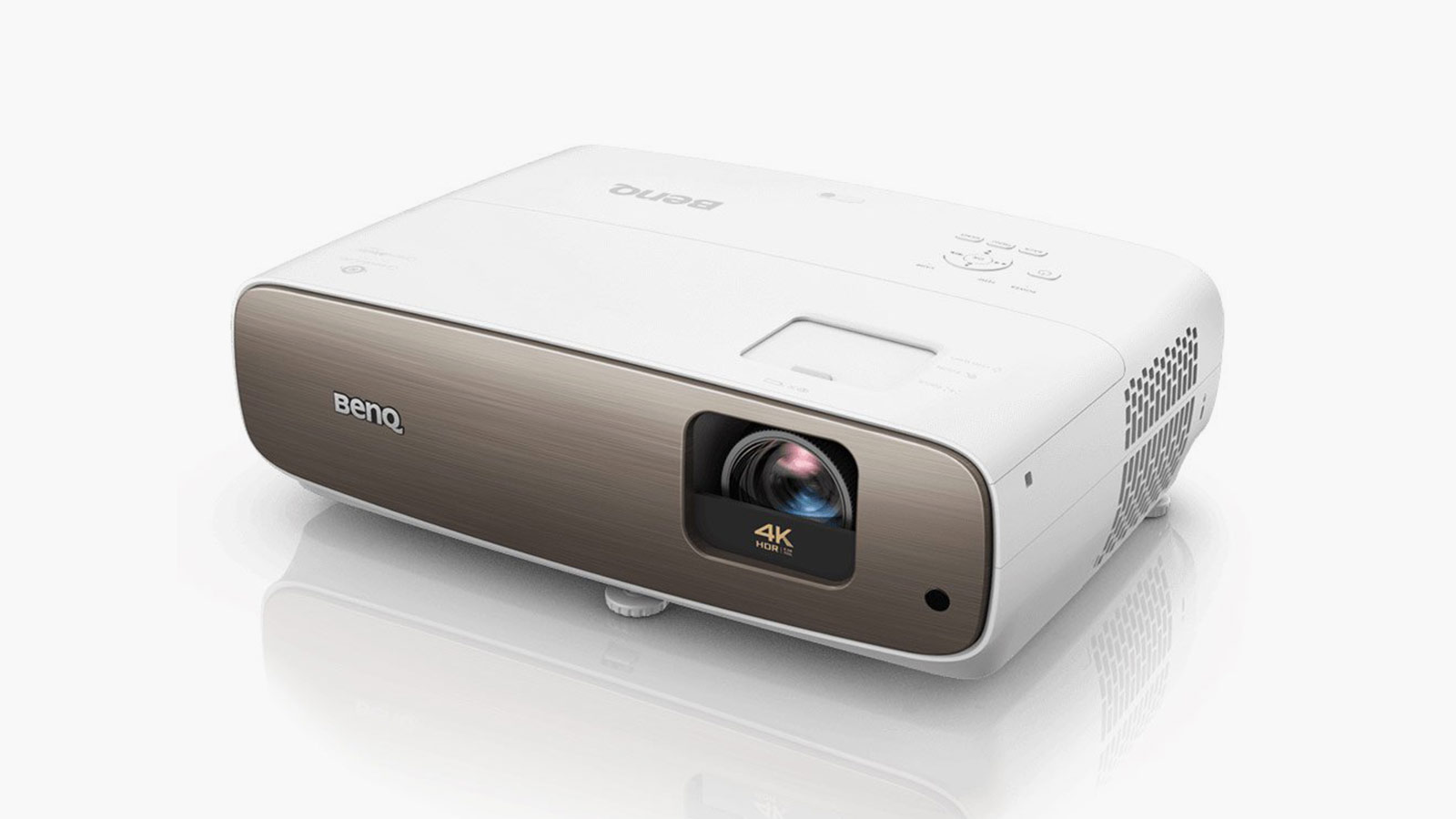 BenQ HT3550i, a 4K HDR projector that delivers vivid colors and crisp detail for home viewing.