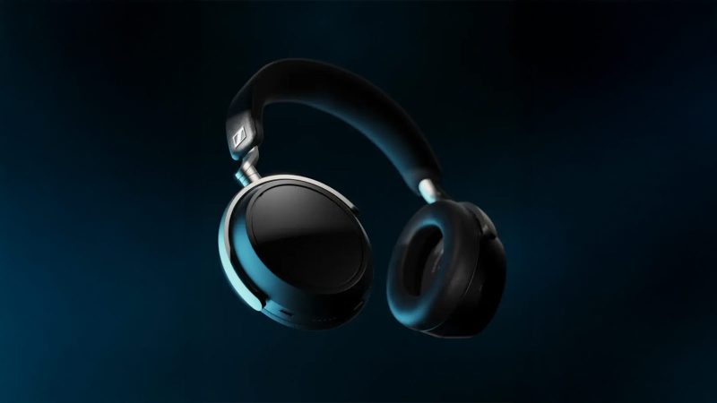 The Sennheiser HDB 630 Hi-Res headphones showcase their sleek, modern design and premium build quality.