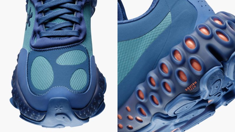 The SPUNGE Osmosis sneaker by Salehe Bembury arrives in four colorways showcasing the signature fingerprint outsole and futuristic design.
