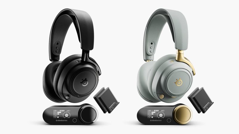 The SteelSeries Arctis Nova Elite headphones offer advanced noise cancellation and a studio-quality audio design, catering to both gamers and audiophiles.