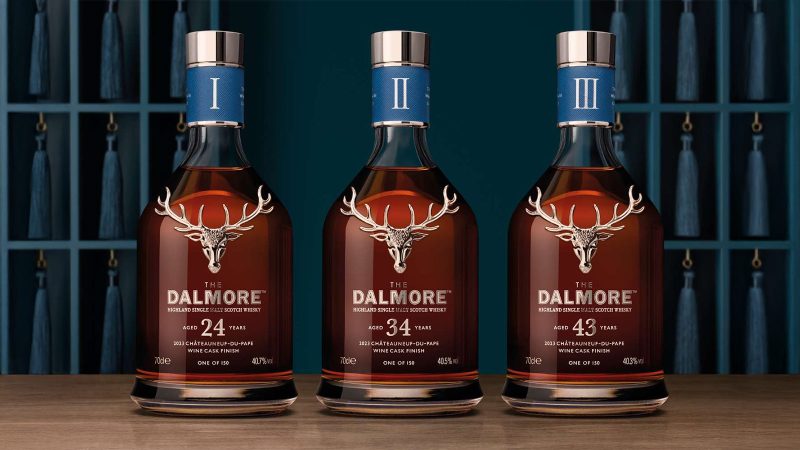 The Dalmore Cask Curation Series collection highlighting craftsmanship and heritage.