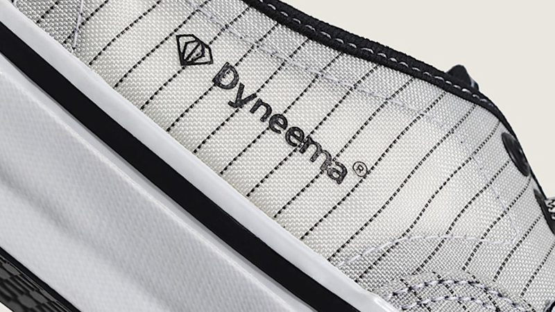 Vans Authentic Dyneema sneakers in off-white with reinforced canvas upper and tonal rubber sole, blending heritage skate style with cutting-edge durability.