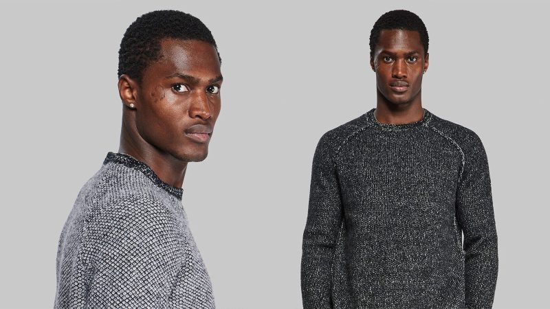 Vollebak’s Lab-Grown Sweater is crafted from molecularly engineered biomaterials, combining Merino wool and Brewed Protein fibers.