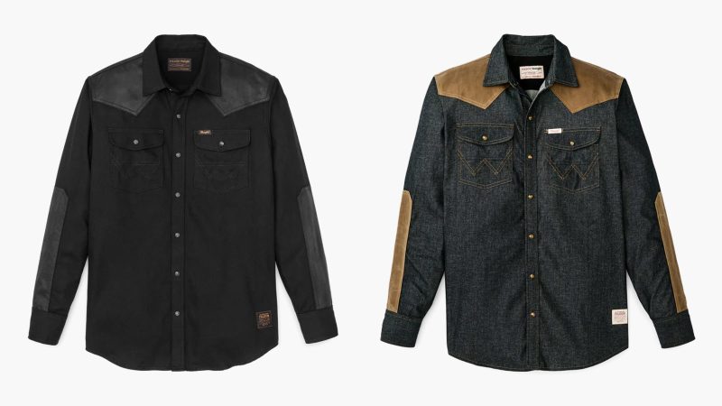 The Wrangler x Filson Collection showcases rugged workwear essentials that blend heritage craftsmanship with modern durability.