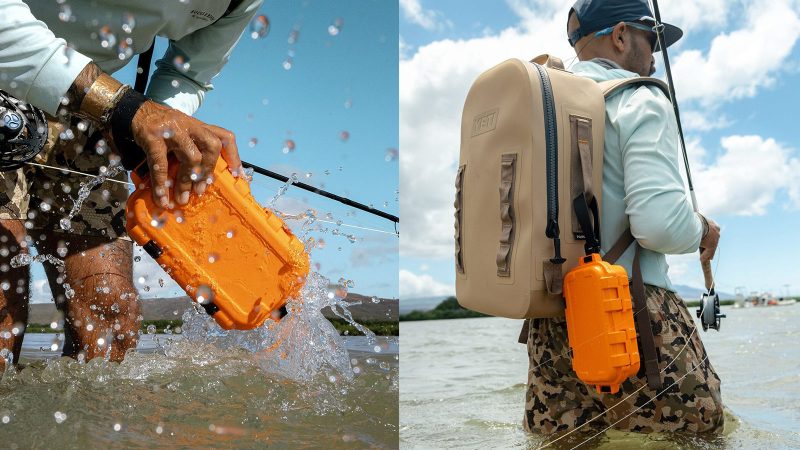 The YETI LoadOut GoBox 1 Gear Case is a compact waterproof storage box for outdoor adventures.